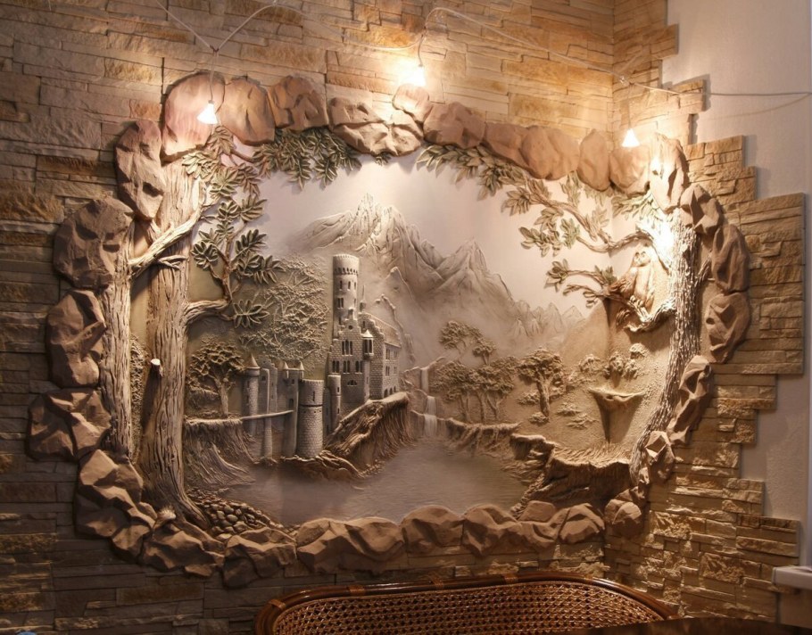 Декоративная штукатурка барельеф