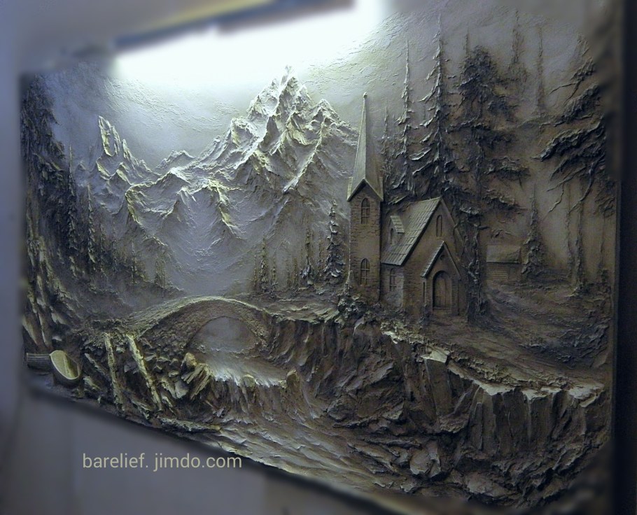 Объемные картины на стене