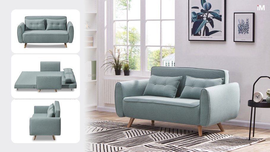 Диван-кровать Charm, мятно-бирюзовый