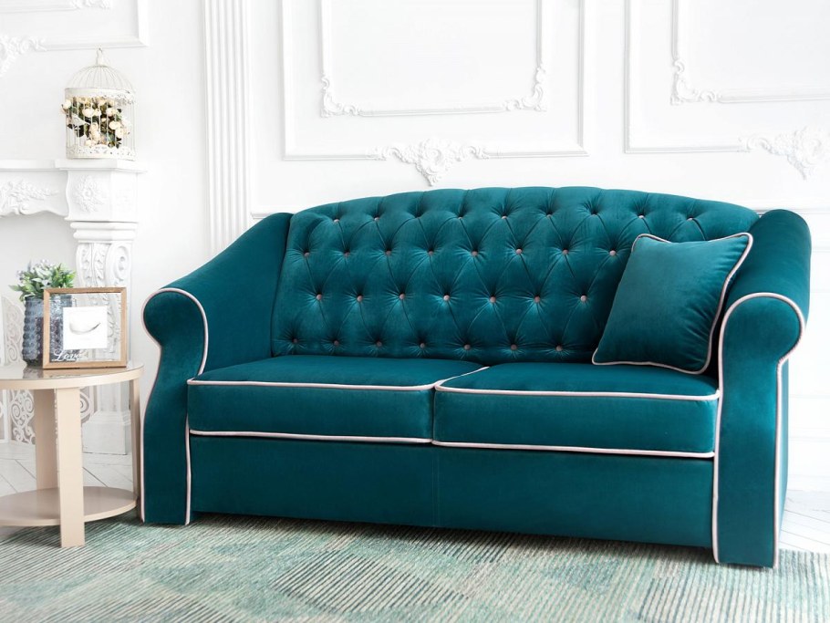 Диван-кровать Boston серо-синего цвета