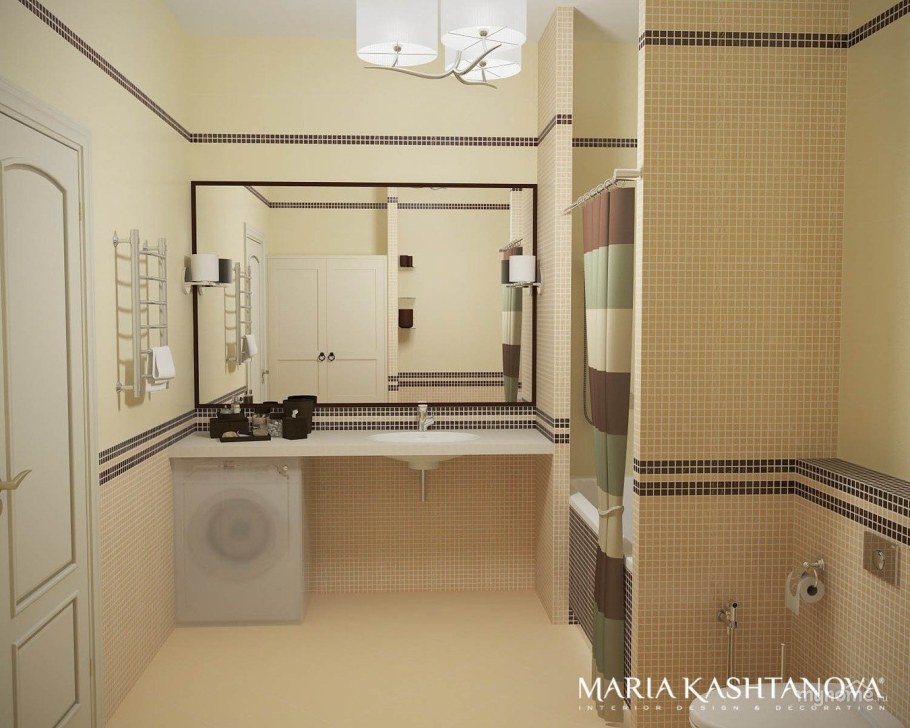 Газовая колонка в интерьере ванной