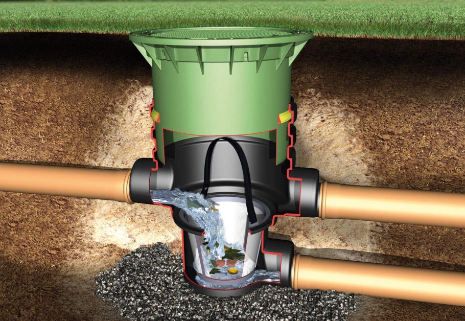Фильтрационный колодец для ливневой канализации