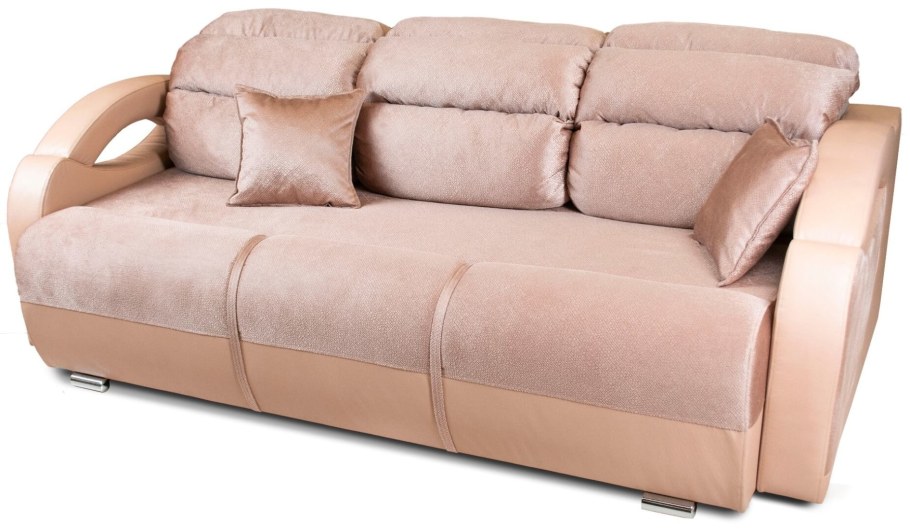 Диван 3-х местный смарт (1950х770х770) (Euroline 9100 черный)