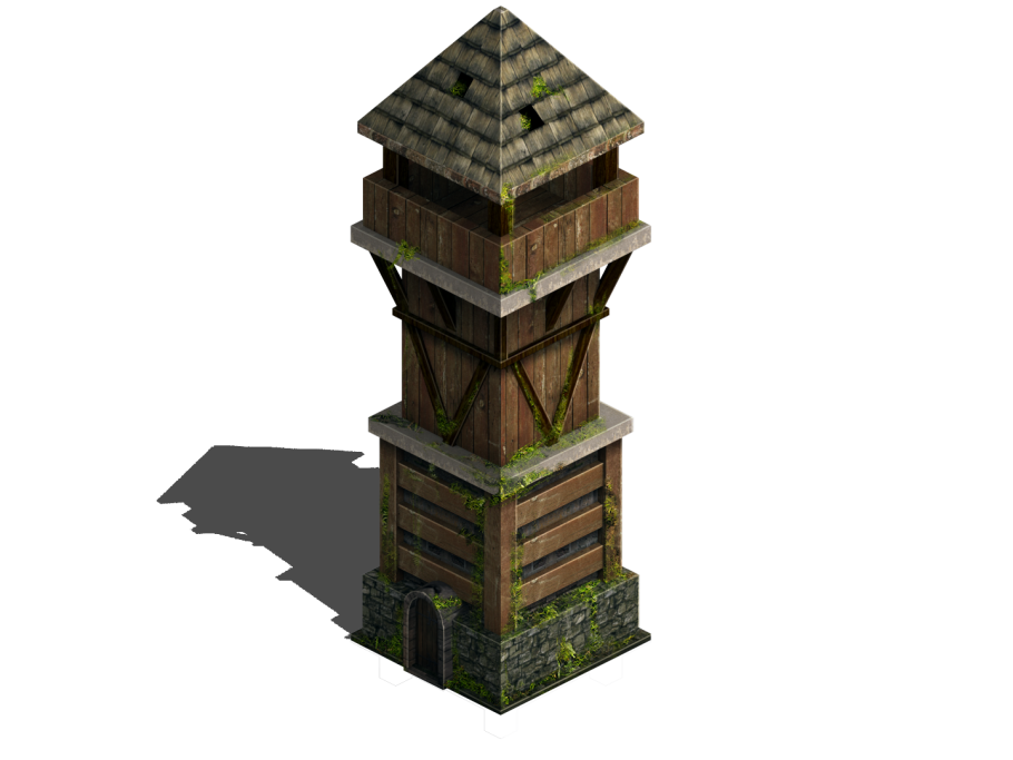 Изометрия сторожевая башня