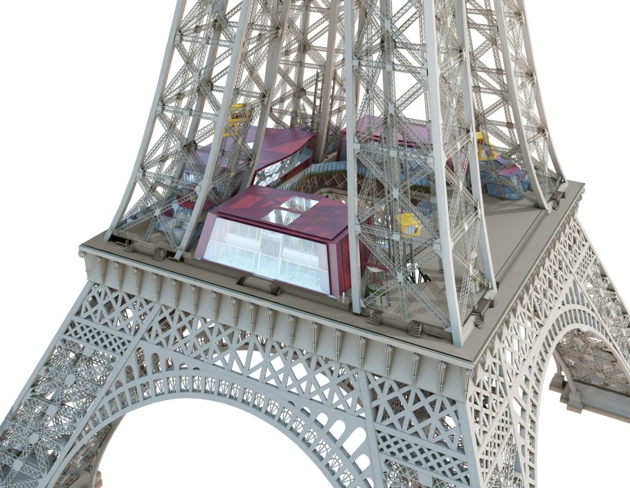 Первый этаж Эйфелевой башни