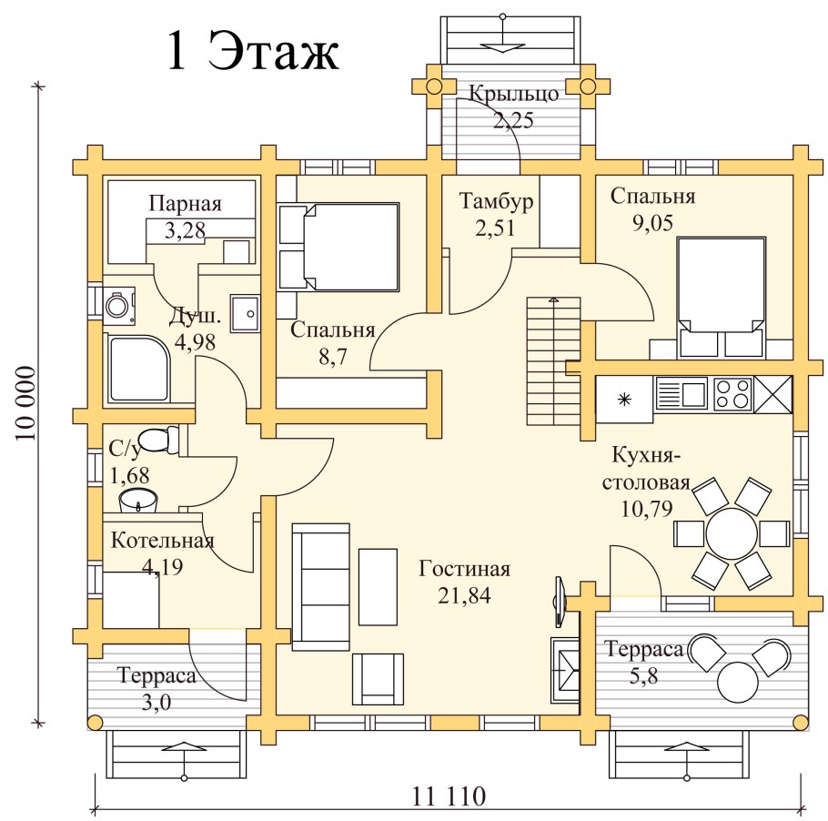 Проекты домов схема