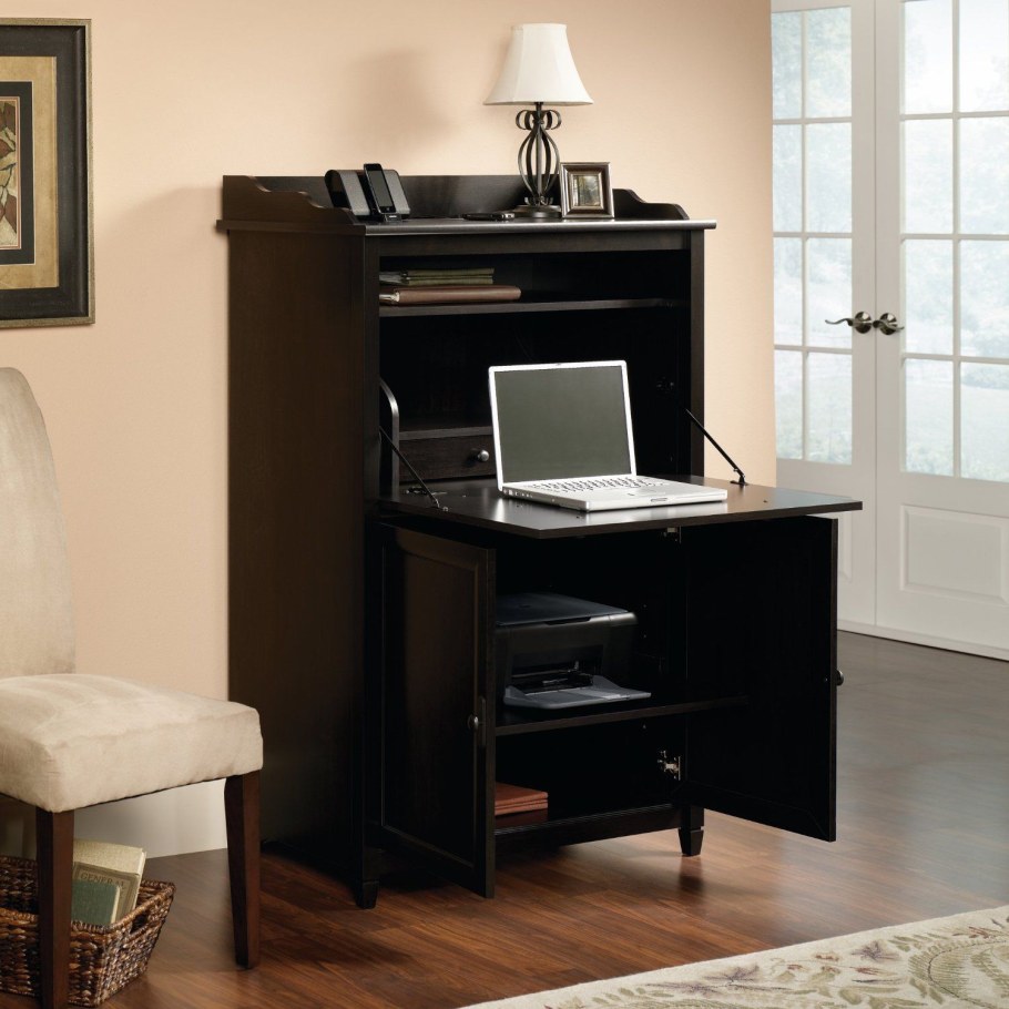 Компьютерный шкаф трансформер Sauder