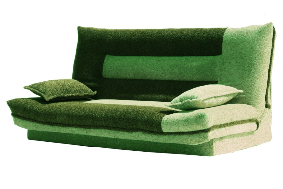 Диван "лодочка-Джин" коричневый