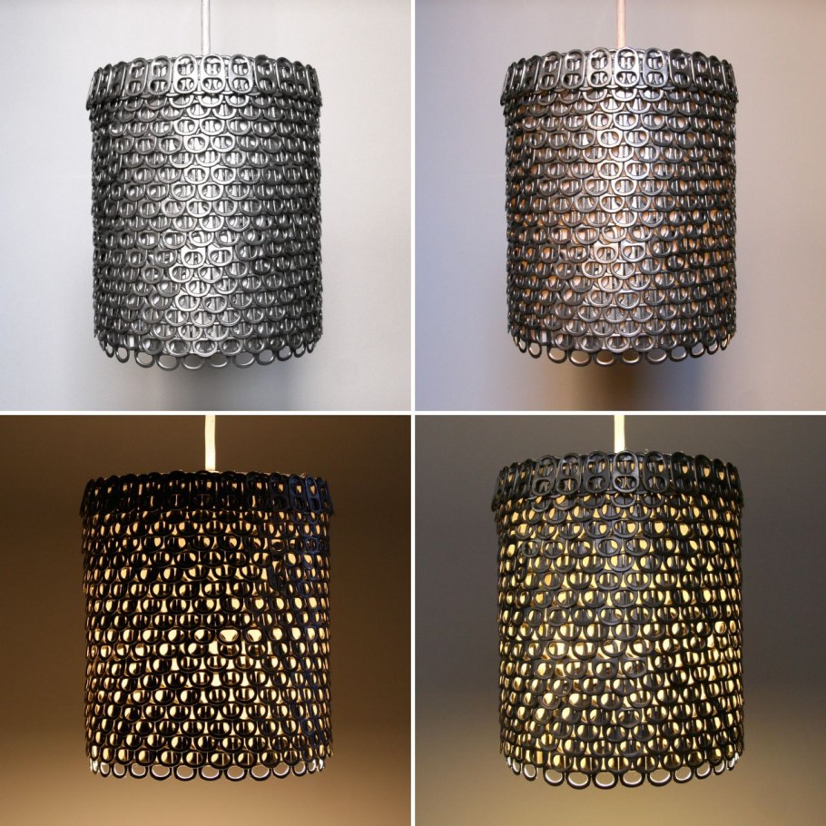 Плафон из металлической банки