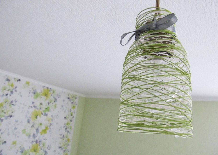 Светильник из ниток