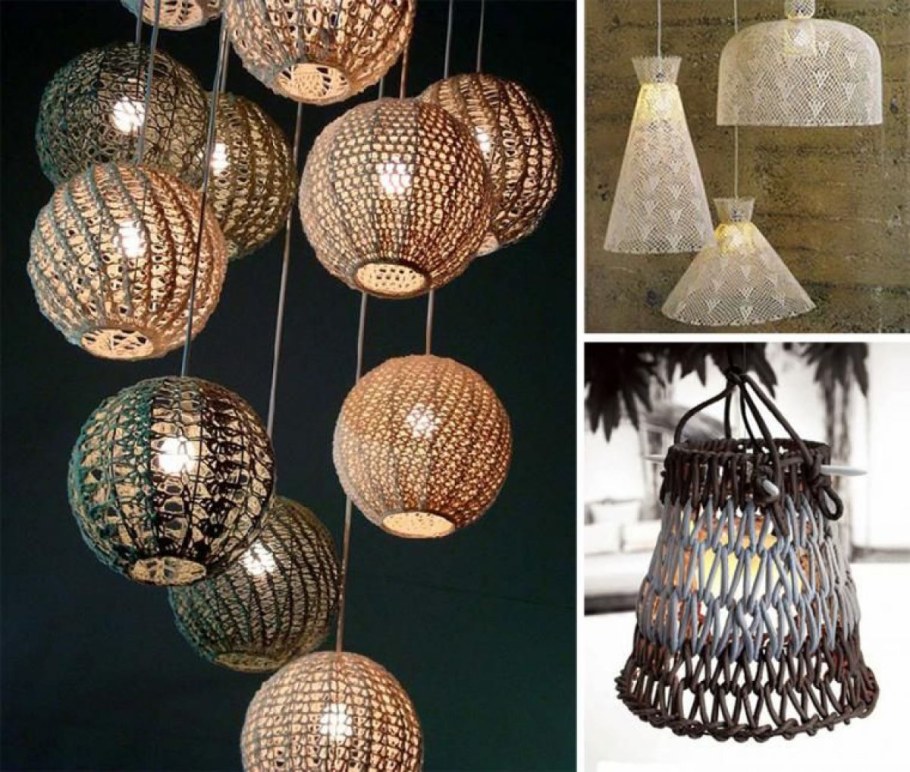 Люстра из ниток