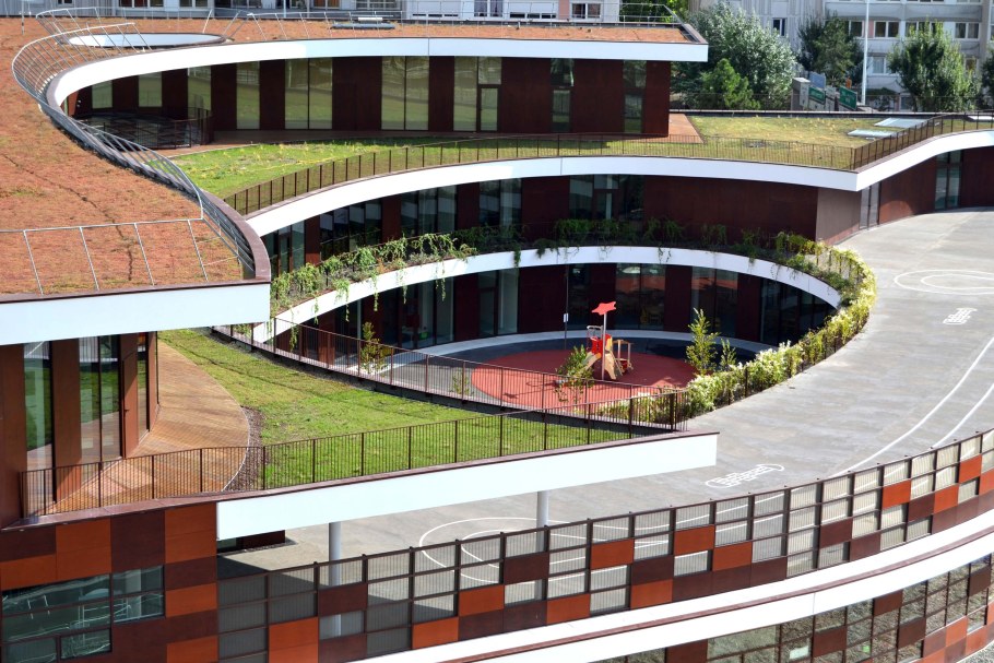 Парижский детский сад ecole maternelle Pajol