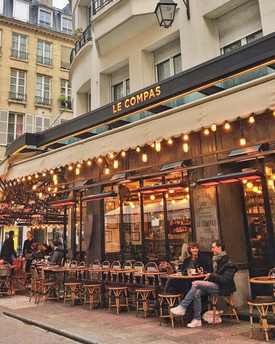 Париж кофейня тумблер Эстетика