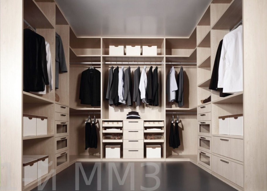 Гардеробная 2.5 на 1.5 аристо