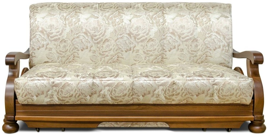 Диван Орегон массив бука цвета слоновая кость ткань Roissy 01 длина 180 см