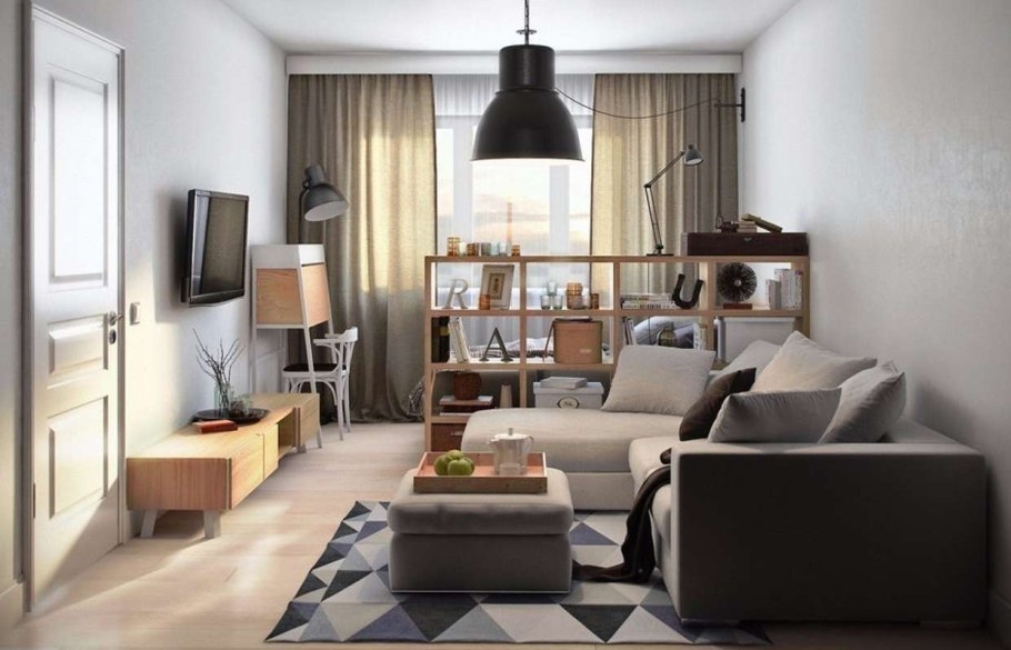 Интерьер маленькой комнаты