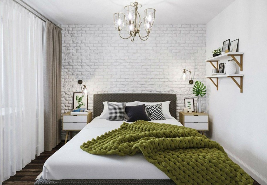 Вязаный интерьер в скандинавском стиле