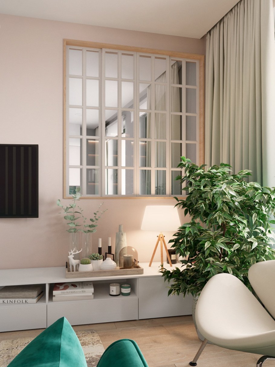 Стеклоблоки в интерьере