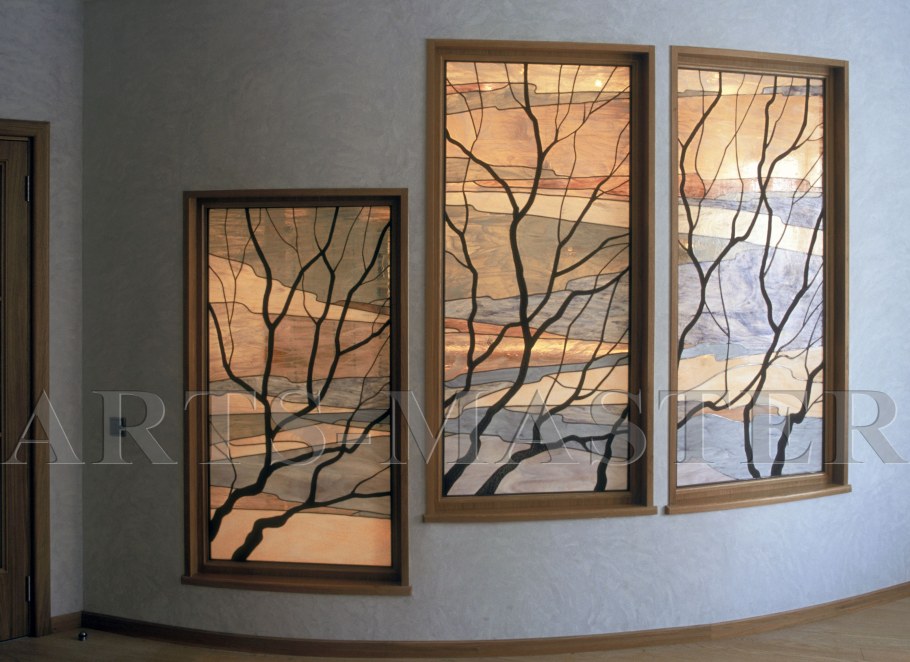 Раздвижные перегородки арт деко