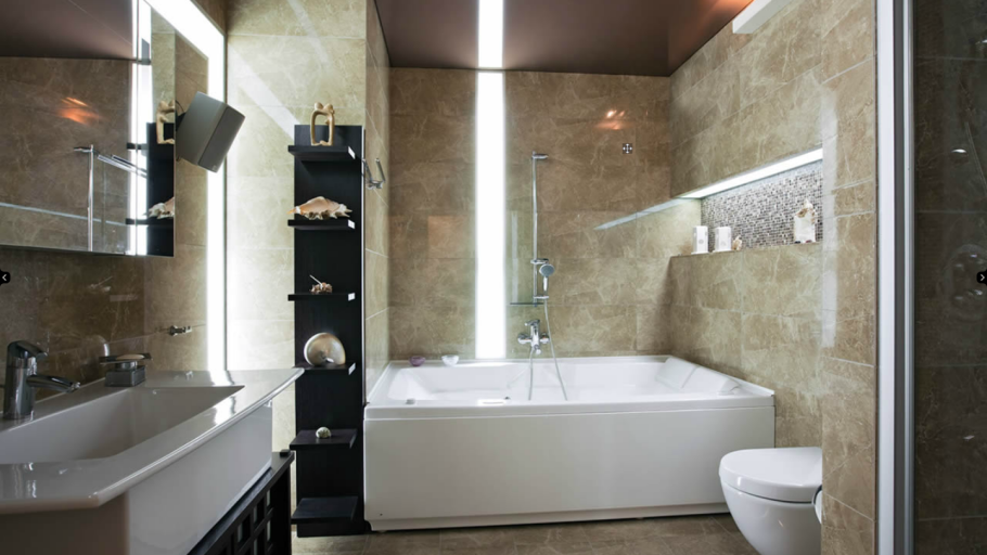 Ванная интерьер в квартире