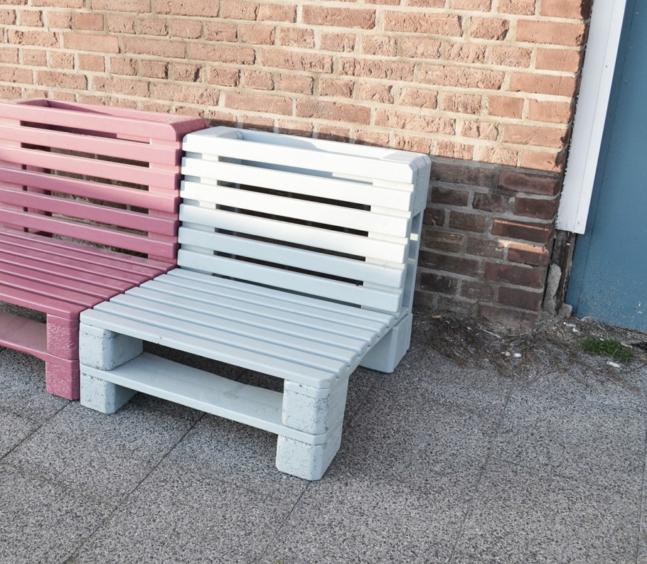 Лавка из поддонов