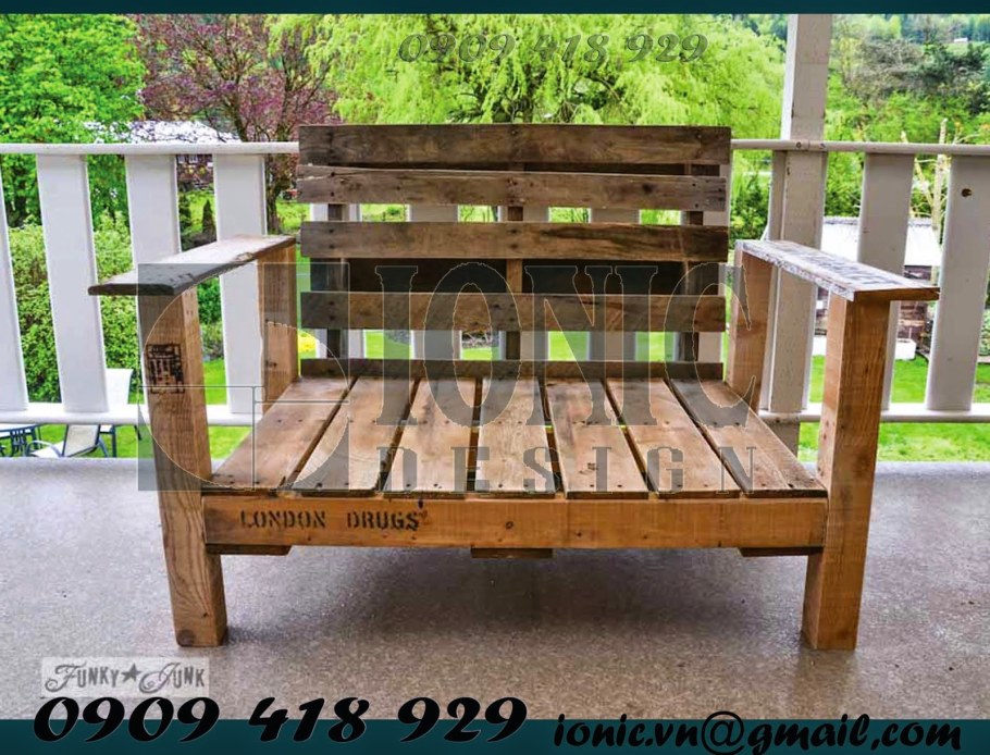 Лавочки уличные из поддонов