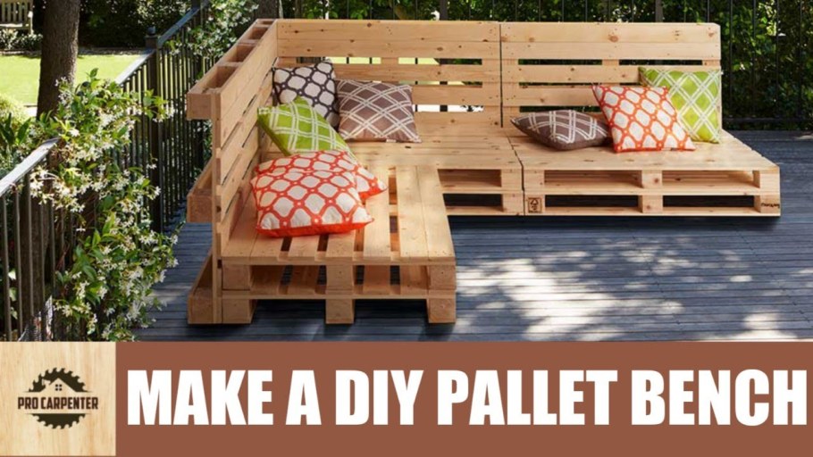 Дачная мебель из поддонов