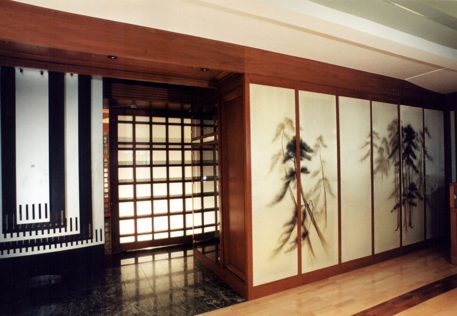 Шкаф в японском стиле Сёдзи