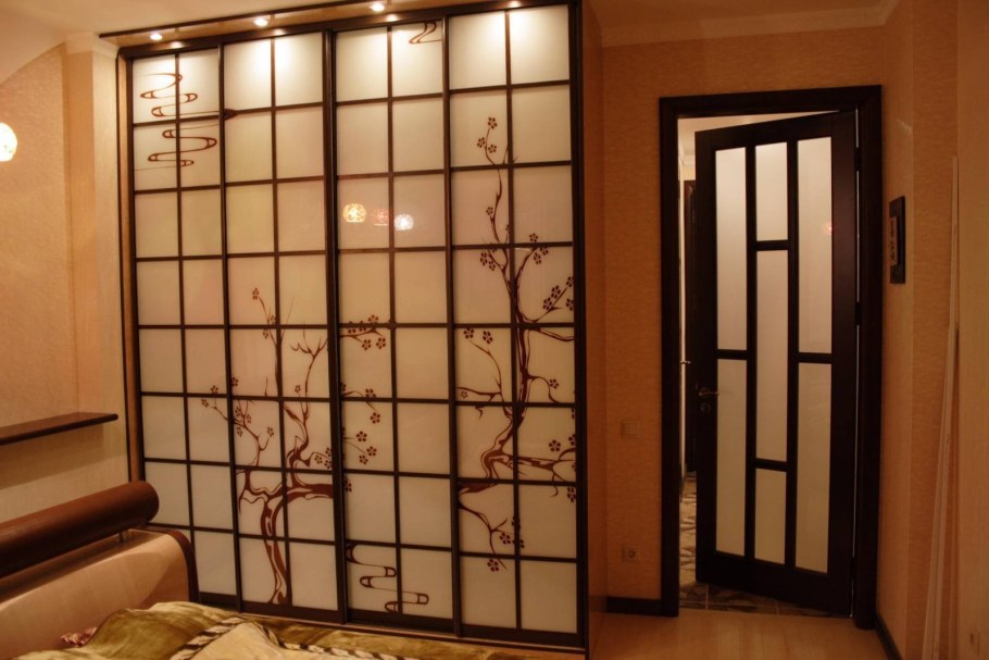 Двери купе в японском стиле