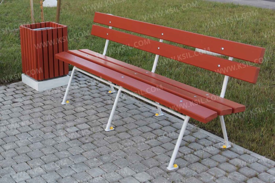 Скамья со спинкой КСИЛ