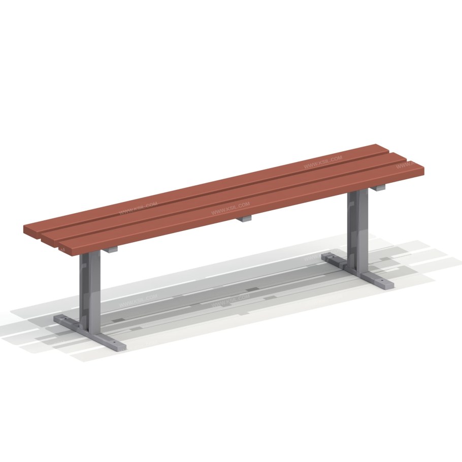 Скамья садово-Парковая на железобетонных ножках КСИЛ