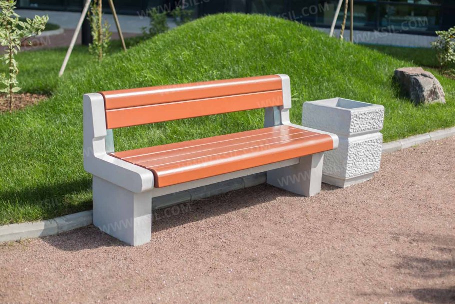 002404 - Скамейка детская "улитка"