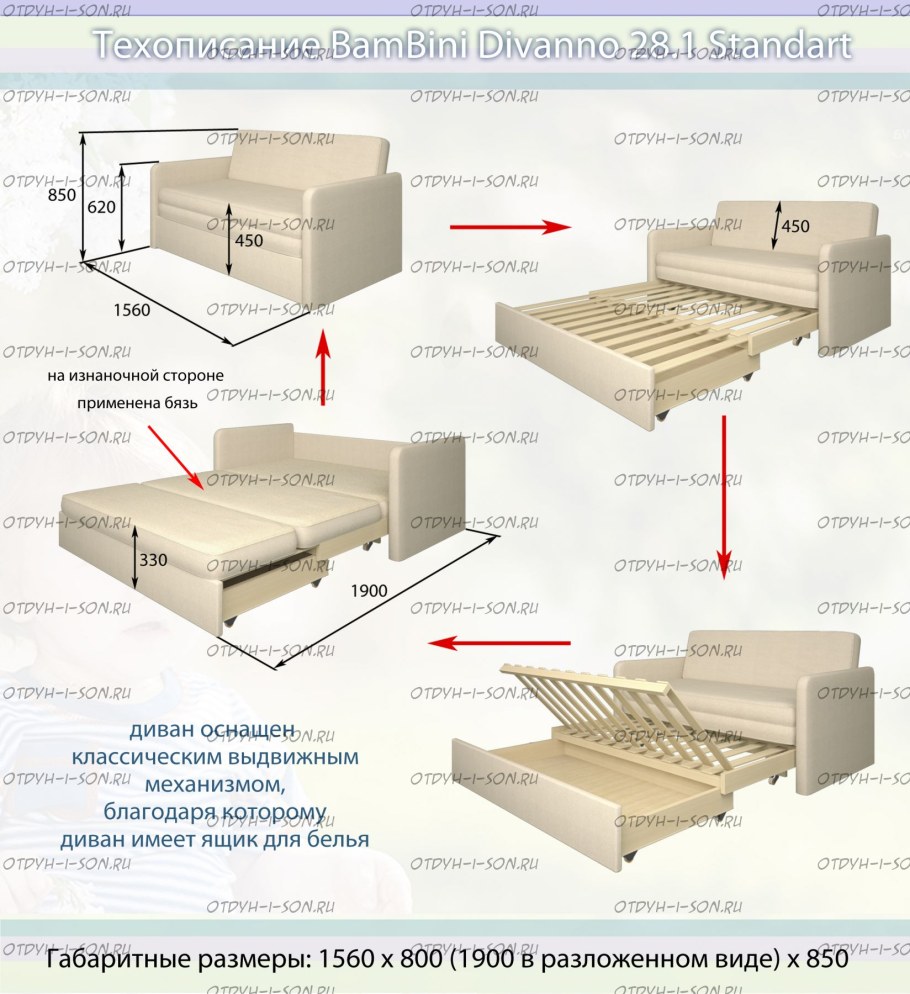 Механизм дивана книжка схема 100.316.28