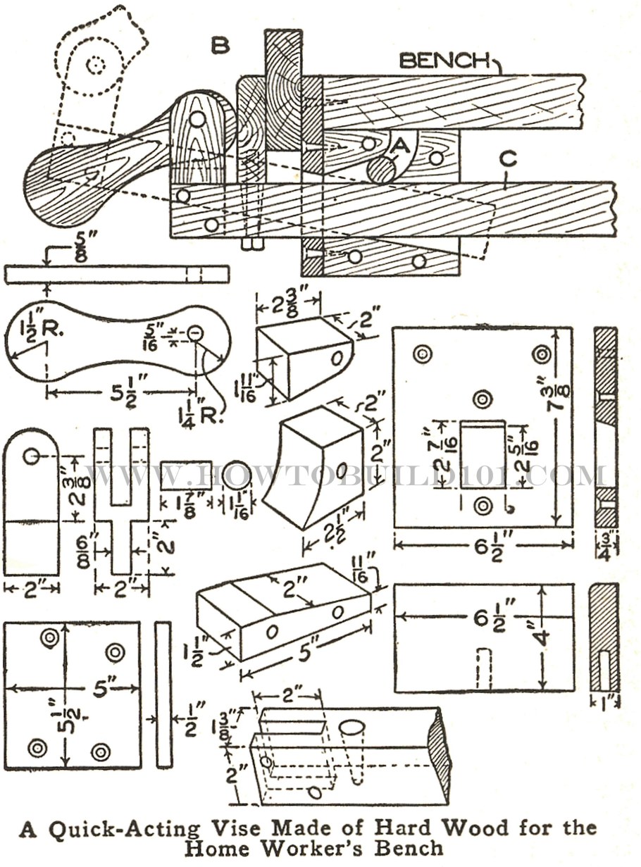 Ящик плотника чертеж