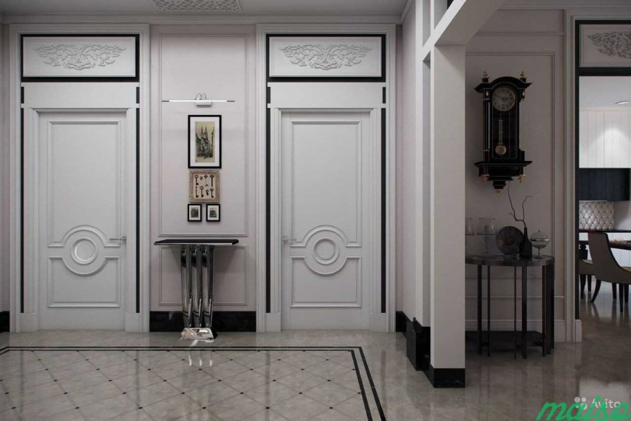 Двери Волховец Неоклассика в интерьере