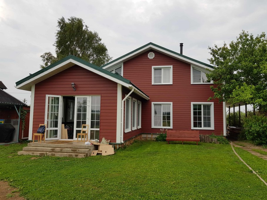 Перестройка дачного домика