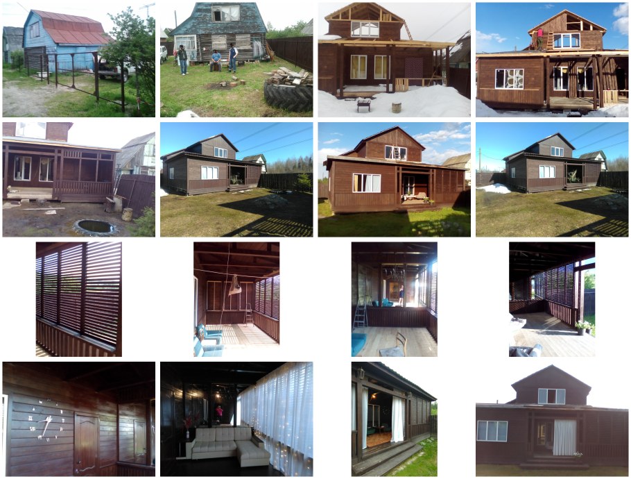 Достройка дачных домов