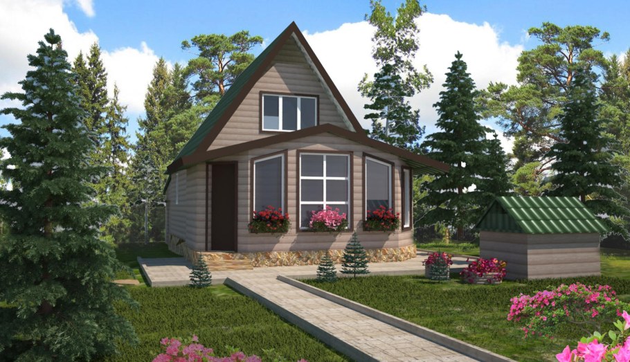 Обшивка дачного домика наидешево