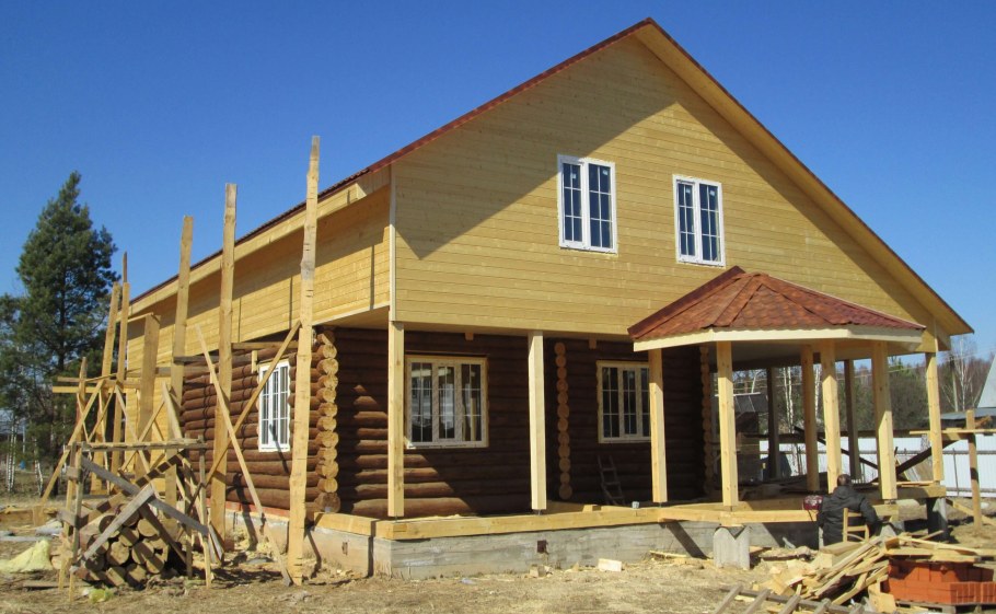 Перестройка дачного домика