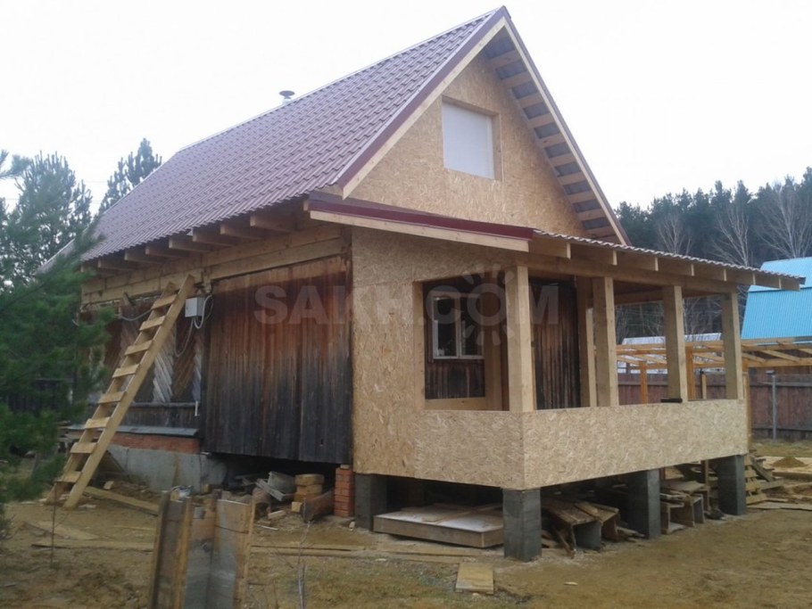 Двухэтажная пристройка