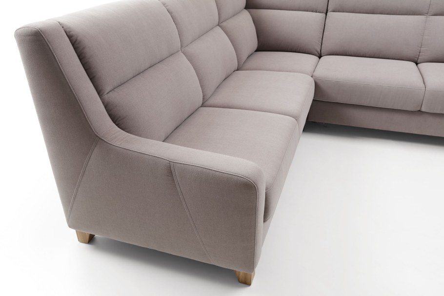 Угловой диван с высокой спинкой раскладной