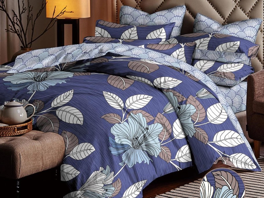 Комплект постельного белья евро "Black collection", ранфорс, 100% хлопок