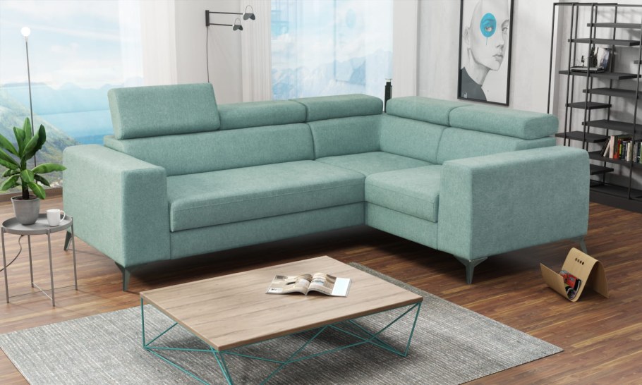 Диван с регулируемым подголовником