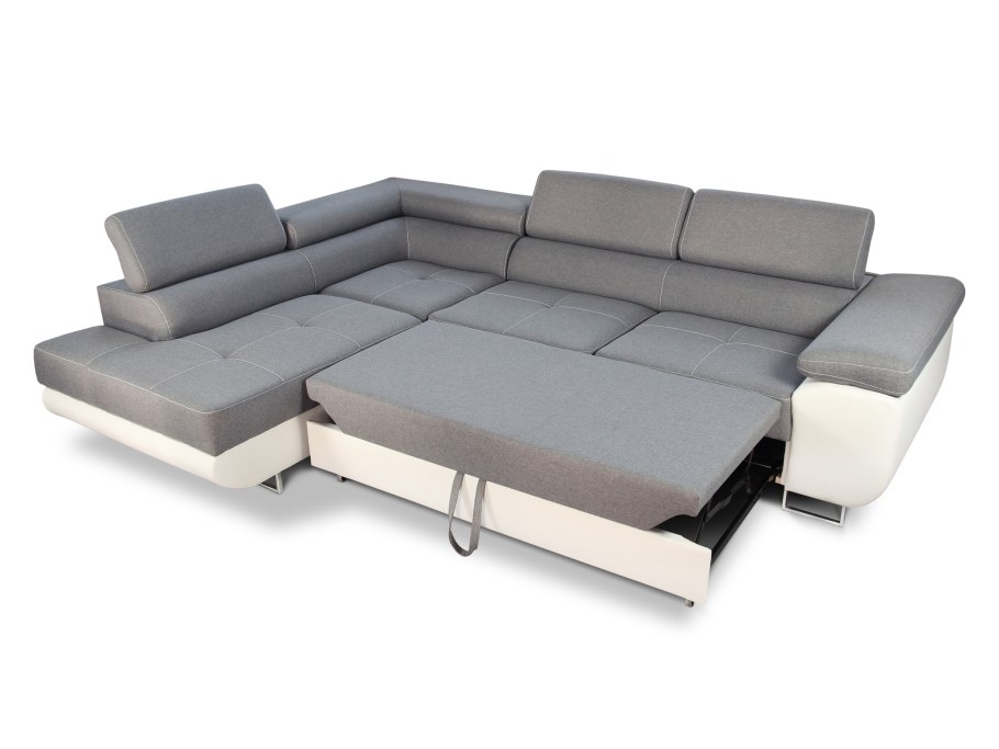 Угловой диван с подголовниками