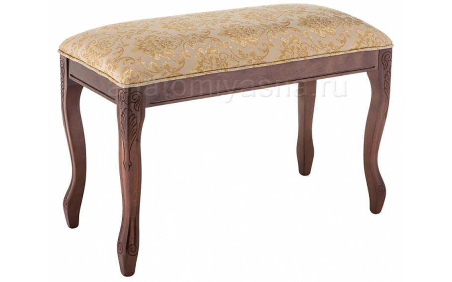 Пуф Afina орех с золотом