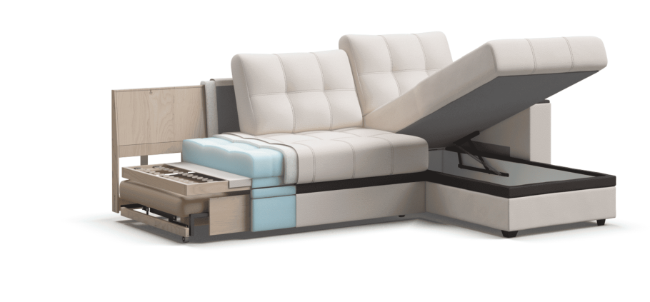 Диван-кровать Мегаполис Люкс Green