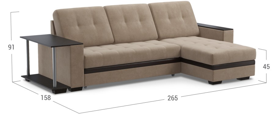 Угловой диван Атланта экокожа