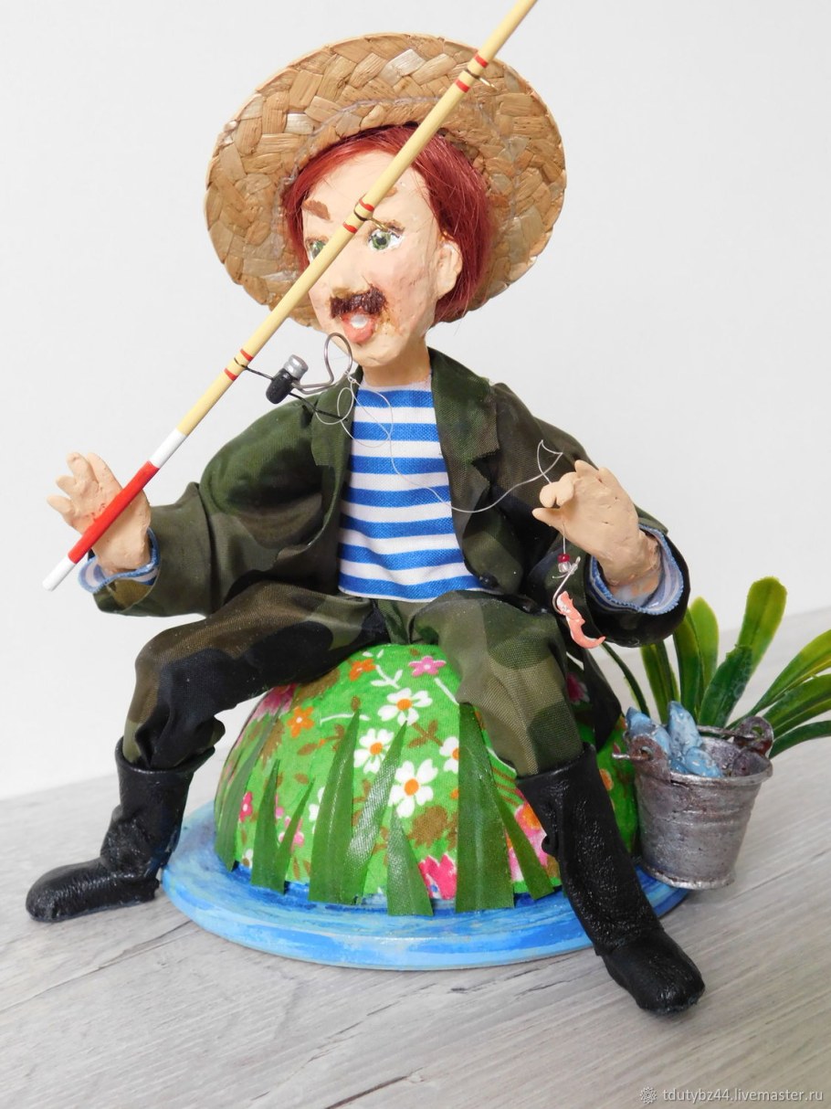 Кукла Рыбак своими руками