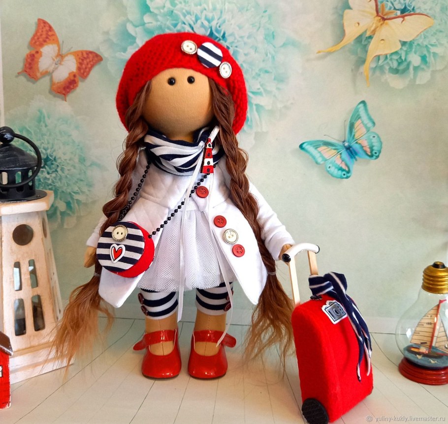 Шаржевая кукла Рыбак