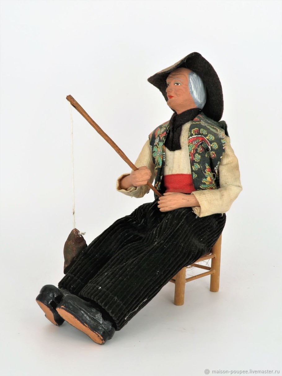 Текстильная кукла Рыбак